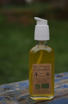 huile de massage à la rose